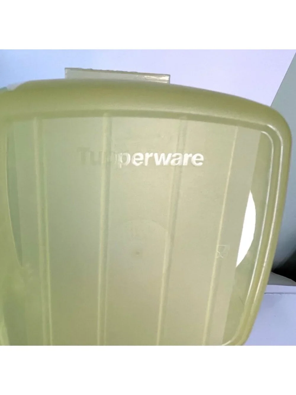 Vintage Tupperware Lot of 4 Yellow Cheese Keeper 2 Teal Fruit Keepers 1 Dip Bowl